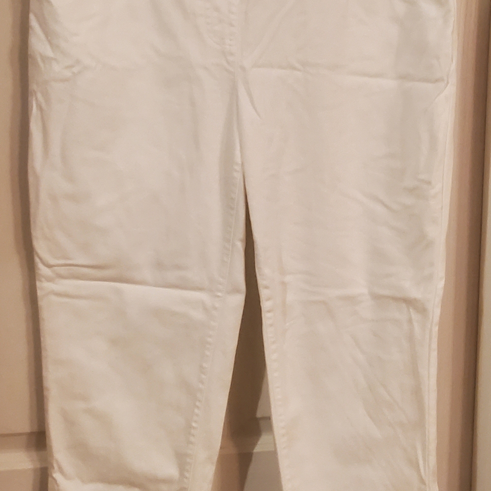 Ruby Rd. Women's White Ankle Pants